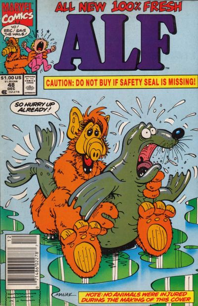 Cover for ALF (Marvel, 1988 series) #48 [Newsstand]
