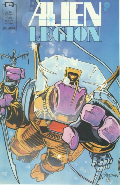 Cover for Alien Legion (Marvel, 1987 series) #13