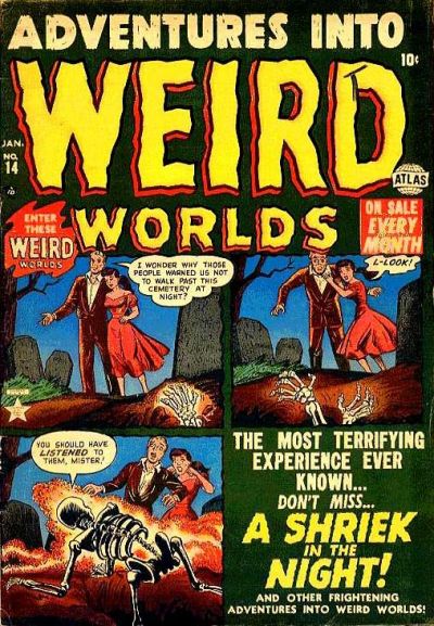 Cover for Adventures into Weird Worlds (Marvel, 1952 series) #14