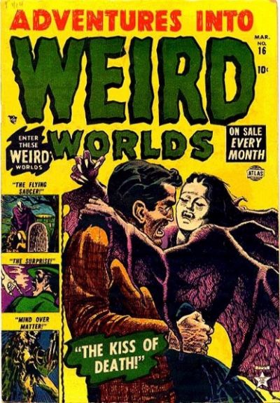 Cover for Adventures into Weird Worlds (Marvel, 1952 series) #16