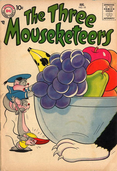 Cover for The Three Mouseketeers (DC, 1956 series) #10