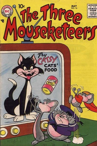 Cover for The Three Mouseketeers (DC, 1956 series) #16
