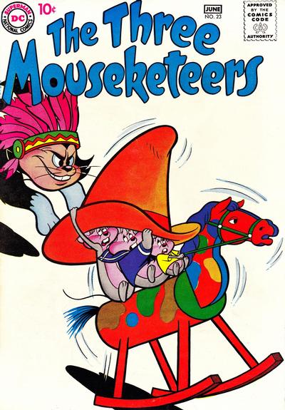 Cover for The Three Mouseketeers (DC, 1956 series) #23