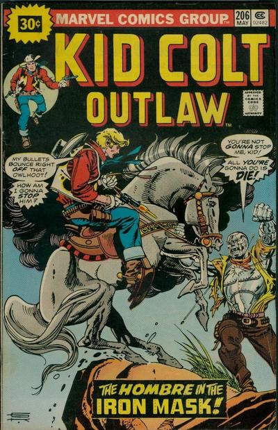 Cover for Kid Colt Outlaw (Marvel, 1949 series) #206 [30¢]