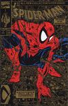 Cover for Spider-Man (Marvel, 1990 series) #1 [Direct - Second Printing - Gold Edition]