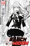 Cover Thumbnail for Black Widow (2010 series) #1 [Second Printing Variant - Travel Foreman Black and White]