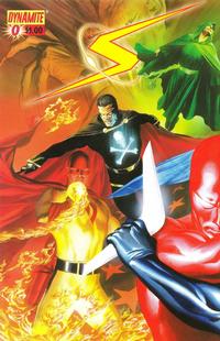 Cover Thumbnail for Project Superpowers (Dynamite Entertainment, 2008 series) #0 [Alex Ross Connecting Cover - Left Side]