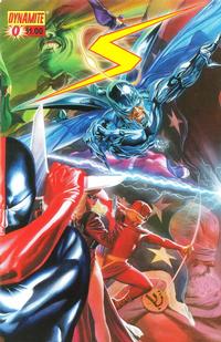 Cover for Project Superpowers (Dynamite Entertainment, 2008 series) #0 [Alex Ross Connecting Cover - Right Side]