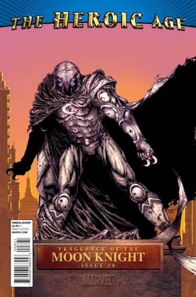 Cover for Vengeance of the Moon Knight (Marvel, 2009 series) #8 [Heroic Age Variant]