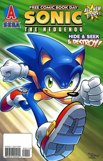 Cover for Sonic Hide & Seek & Destroy! Free Comic Book Day Edition (Archie, 2010 series) #1