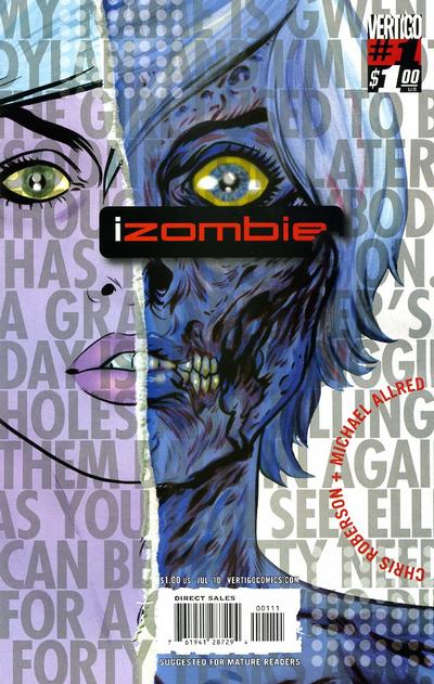 Cover for I, Zombie [iZombie] (DC, 2010 series) #1