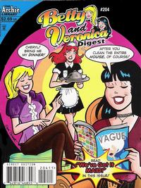 Cover for Betty and Veronica Comics Digest Magazine (Archie, 1983 series) #204