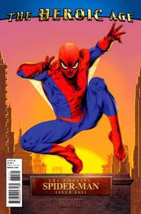 Cover for The Amazing Spider-Man (Marvel, 1999 series) #631 [The Heroic Age - Doug Braithwaite Cover]