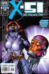 Cover for X-51 (Marvel, 1999 series) #2 [2 for Number 2]
