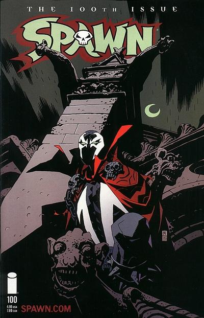 Cover for Spawn (Image, 1992 series) #100 [Mike Mignola]