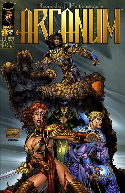 Cover for Arcanum (Image, 1997 series) #1 [Silvestri Variant]