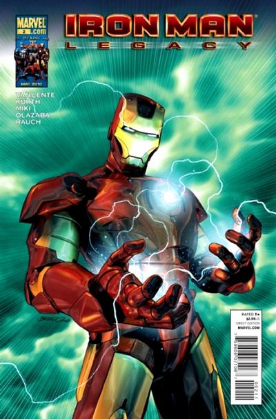 Cover for Iron Man: Legacy (Marvel, 2010 series) #2
