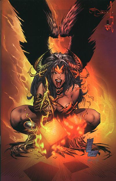 Cover for The Darkness (Image, 1996 series) #25 [Silvestri Holo Chrome Variant]