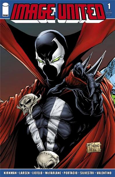 Cover for Image United (Image, 2009 series) #1 [Cover C Spawn]