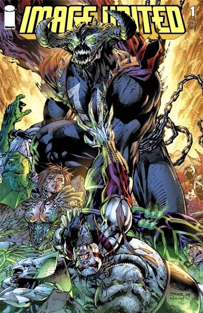 Cover for Image United (Image, 2009 series) #1 [Cover G Jim Lee 1 in 50]
