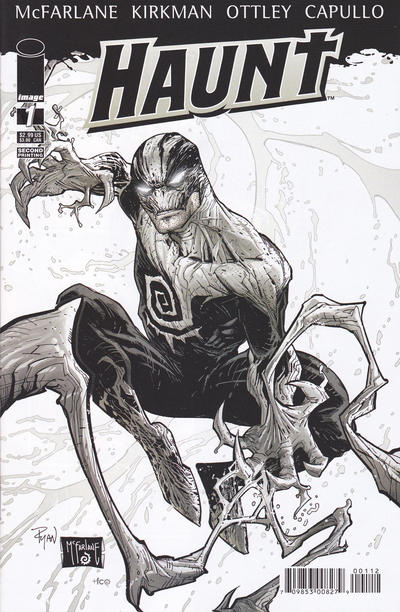 Cover for Haunt (Image, 2009 series) #1 [Second Printing Cover by Ryan Ottley and Todd McFarlane]