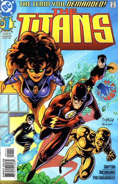 Cover for The Titans (DC, 1999 series) #1 [Right-Side Cover - Direct Sales]