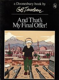 Cover for And That's My Final Offer! (A Doonesbury Book) (Holt, Rinehart and Winston, 1980 series) 