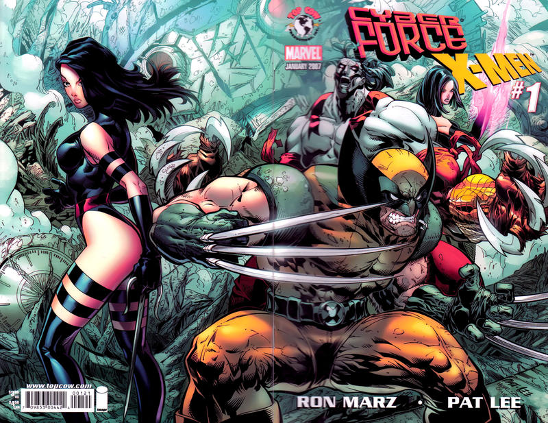 Cover for Cyberforce / X-Men (Image, 2007 series) #1 [Pat Lee Cover]