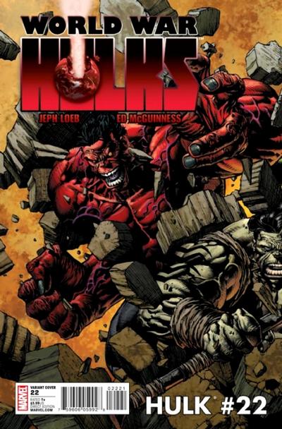 Cover for Hulk (Marvel, 2008 series) #22 [Variant Edition]