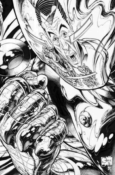 Cover for Siege (Marvel, 2010 series) #4 [Joe Quesada Sketch Variant Cover]