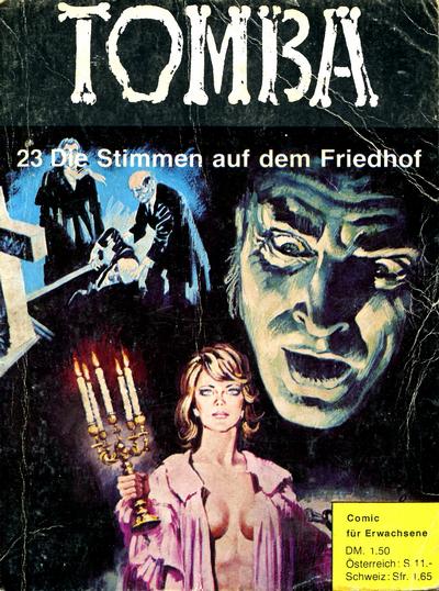 Cover for Tomba (Der Freibeuter, 1972 series) #23 - Die Stimmen auf dem Friedhof