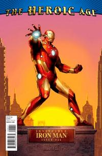 Cover for Invincible Iron Man (Marvel, 2008 series) #26 [The Heroic Age Variant Cover]
