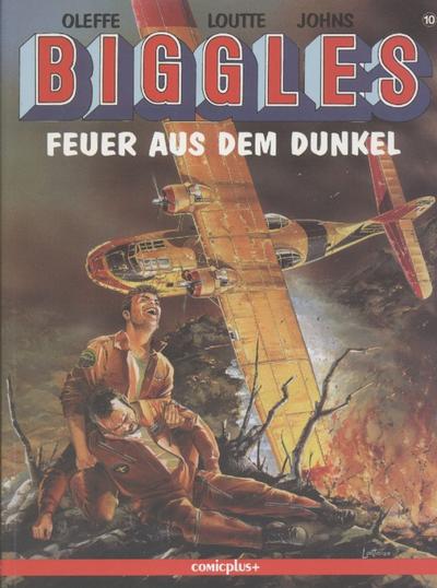 Cover for Biggles (comicplus+, 1992 series) #10 - Feuer aus dem Dunkel