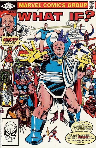 Cover for What If? (Marvel, 1977 series) #34 [Direct]