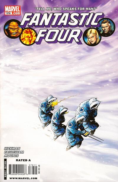 Cover for Fantastic Four (Marvel, 1998 series) #576 [Direct Edition]
