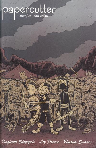 Cover for Papercutter (Tugboat Press; Teenage Dinosaur; Sparkplug Comic Books, 2006 series) #5