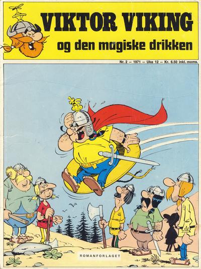 Cover for Trumf-serien (Romanforlaget, 1971 series) #2 - Viktor Viking og den magiske drikken