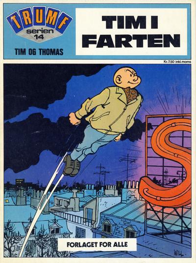 Cover for Trumf-serien (Forlaget For Alle A/S, 1973 series) #14 - Tim og Thomas - Tim i farten