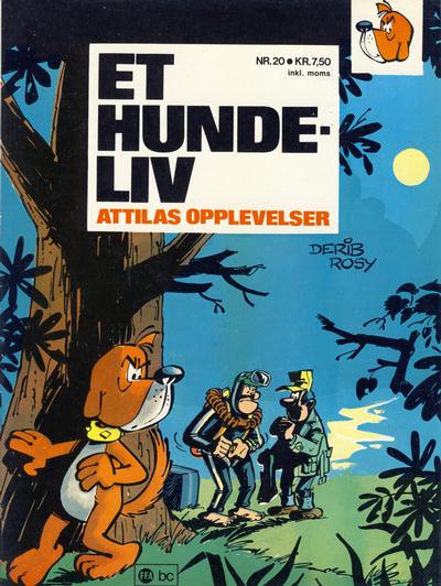 Cover for Trumf-serien (Forlaget For Alle A/S, 1973 series) #20 - Attilas opplevelser - Et hundeliv