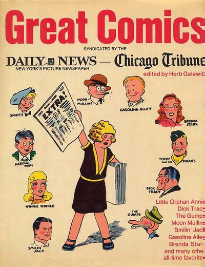 Cover for Great Comics Syndicated by The Daily News and Chicago Tribune (Crown Publishers, 1972 series) #[nn]