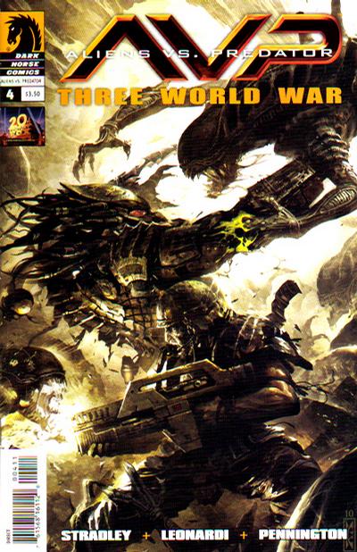 Cover for Aliens vs. Predator: Three World War (Dark Horse, 2010 series) #4