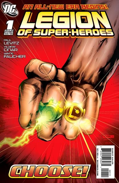 Cover for Legion of Super-Heroes (DC, 2010 series) #1