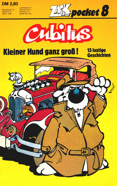 Cover for Zack Pocket (Koralle, 1980 series) #8 - Cubitus - Kleiner Hund ganz groß
