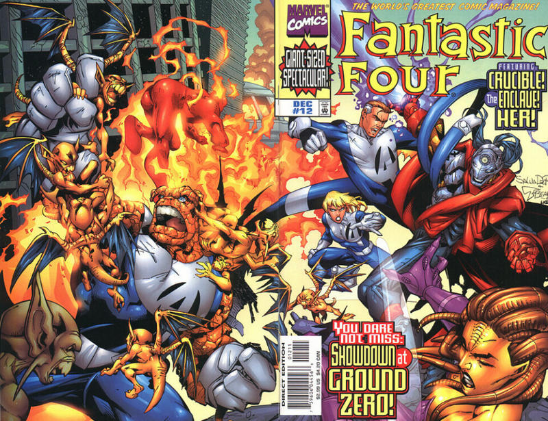 Cover for Fantastic Four (Marvel, 1998 series) #12 [Direct Edition]