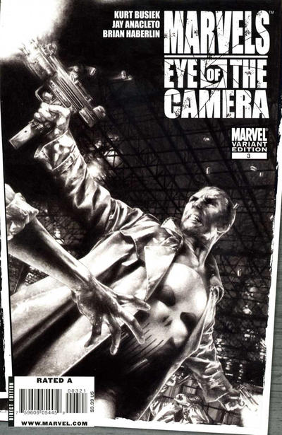 Cover for Marvels: Eye of the Camera (Marvel, 2009 series) #3 [Black and White Edition]
