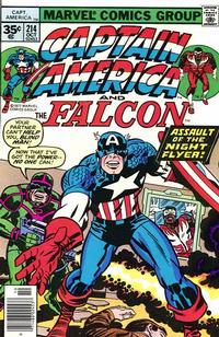Cover for Captain America (Marvel, 1968 series) #214 [35¢]