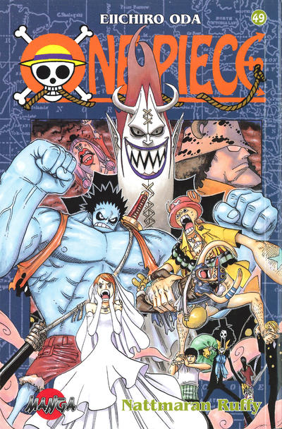 Cover for One Piece (Bonnier Carlsen, 2003 series) #49 - Nattmaran Ruffy