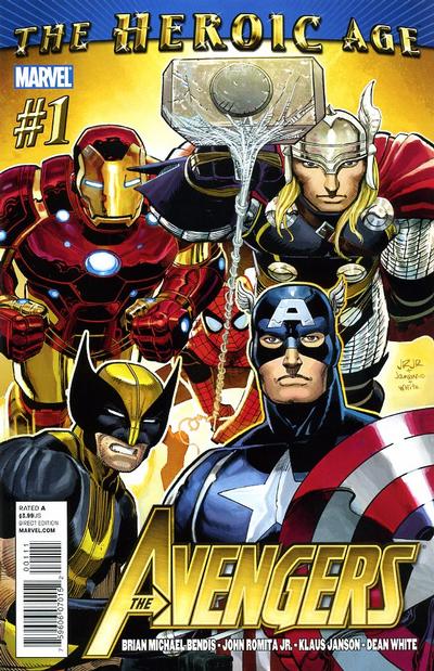 Cover for Avengers (Marvel, 2010 series) #1 [Standard Cover]
