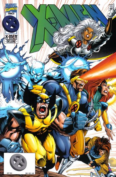 Cover for X-Men (Marvel, 1991 series) #50 [American Entertainment Variant]