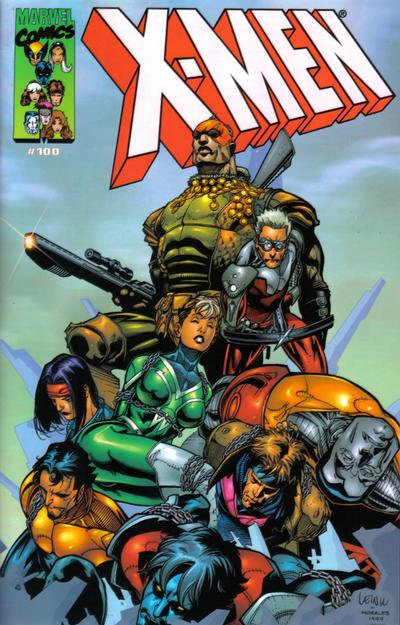 Cover for X-Men (Marvel, 1991 series) #100 [Dynamic Forces Chrome cover variant]
